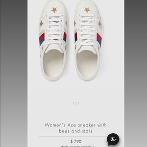 Gucci’s Ace sneaker with Bees and Stars!